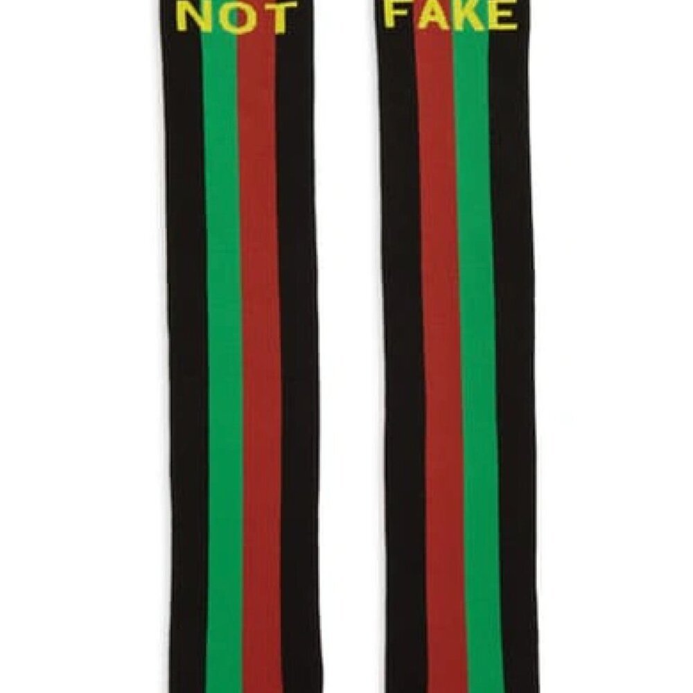 NWT Gucci Men's Fake/not Striped Knit Socks In Black Size L - Picture 10 of 10